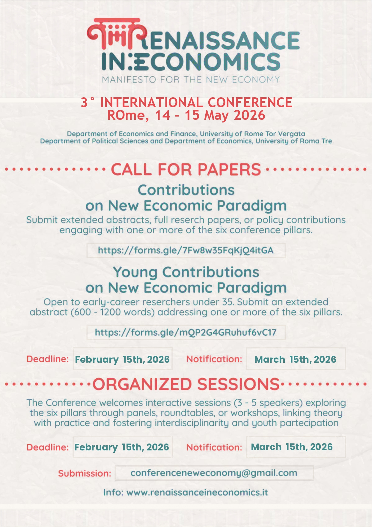 Flyer CALL FOR PAPERS_Renaissance in Economics 2026_compressed_page-0001 call for papers